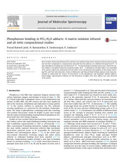 Phosphorous bonding in PCl3:H2O adducts: A matrix isolation