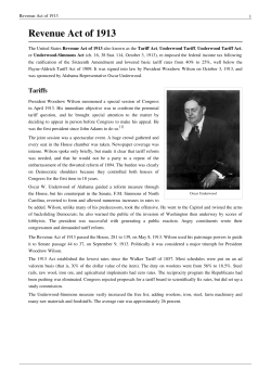 Revenue Act of 1913