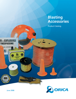 Blasting Accessories - Orica Mining Services