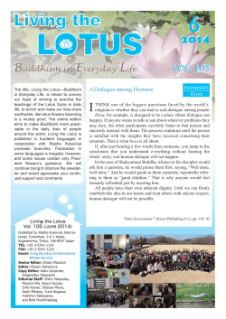 Living the - Rissho Kosei-kai