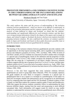 prototype phenomena and common cognitive paths in the