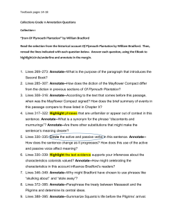 Collections Grade 11 Annotation Questions