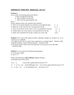 Solutions for Math 2534 Homework (sec 2.1)