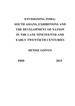 Envisioning India: - University of Brighton Repository