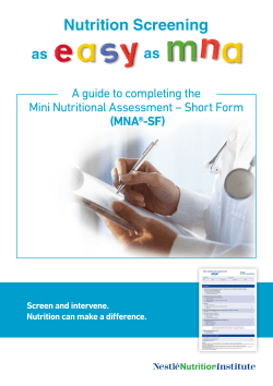 Nutrition Screening