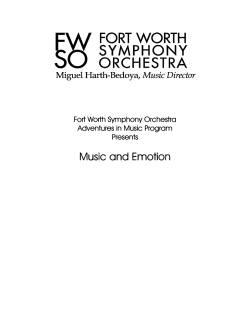 Emotions Cover - Fort Worth Symphony Orchestra