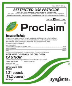 Insecticide 1.21 pounds (19.2 ounces)