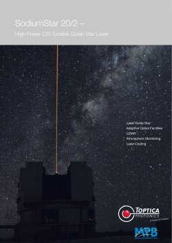 SodiumStar 20/2 - TOPTICA Photonics AG