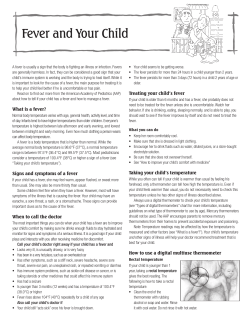 Fever and Your Child