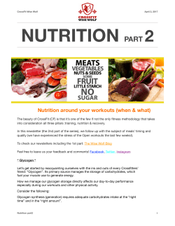 April Newsletter- 2017 Nutrition part 2