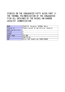 THE THERMAL, POLYMERIZATION OF THE CONJUGATED
