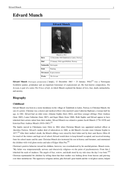 Edvard Munch - Saylor Academy