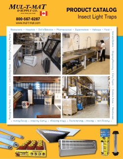 PRODUCT CATALOG Insect Light Traps - Mul-T-Mat