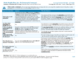 Moda Health Plan, Inc.: Be Protected (Connexus)