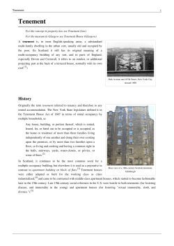 Tenement - Net Texts