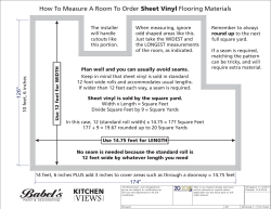How To Measure A Room To Order Sheet Vinyl Flooring Materials