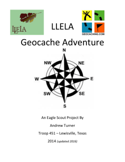 LLELA Geocache Adventure - Lewisville Lake Environmental