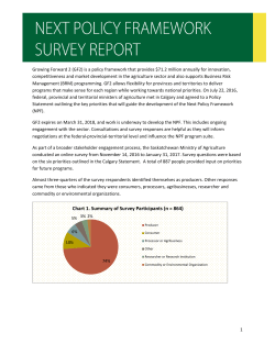 Chart 1. Summary of Survey Participants (n = 864)