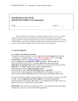 Handouts - Earth and Environmental Sciences
