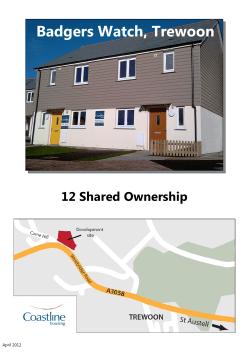 12 Shared Ownership Badgers Watch, Trewoon