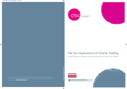 The Tax Implications of Charity Trading