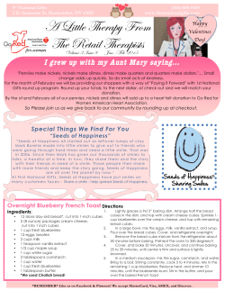 Newsletter - First National Gifts