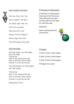 Once I caught a fish alive&hellip; One, two, three, four, five