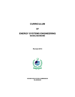 Energy Systems Engineering