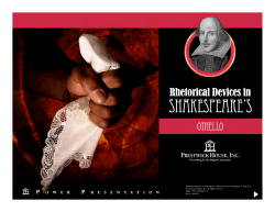 Othello - Sample PowerPoint PDF