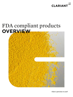 FDA compliant products