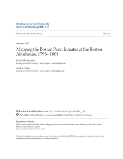 Mapping the Boston Poor - ScholarWorks@BGSU