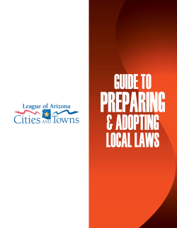 League of Arizona Cities and Towns