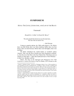 Mania: The Lives, Literature, and Law of the Beats