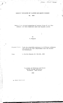 No. 4624 Study of the physical properties of various forms of very