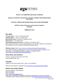 pdf Key dates Class times and locations Tutorials Names and File