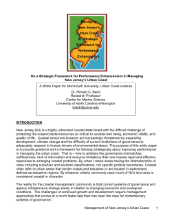 On a Strategic Framework for Performance