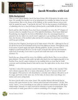 This is a story about identity. Jacob has been living a life of