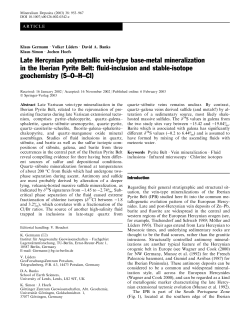Late Hercynian polymetallic vein-type base