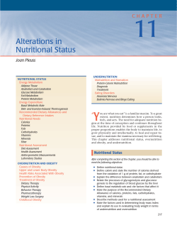 Ch11_Alterations in Nutritional Status