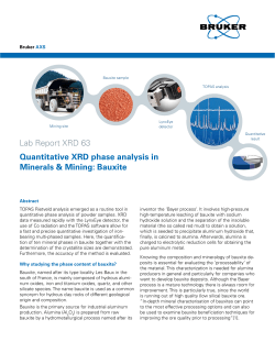 Lab Report XRD 63 Quantitative XRD phase analysis in