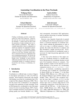 Annotating Coordination in the Penn Treebank