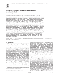 Mechanism of lightning-associated infrasonic pulses from