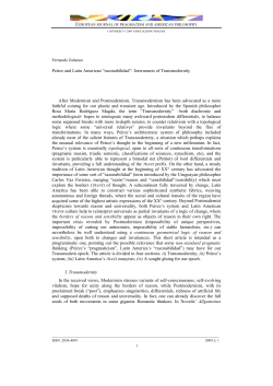 Peirce and Latin American - European Journal of Pragmatism and