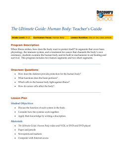 Teacher`s Guide The Ultimate Guide: Human Body