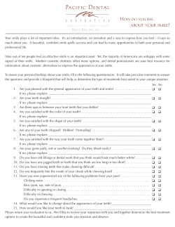 Smile Analysis - Pacific Smiles