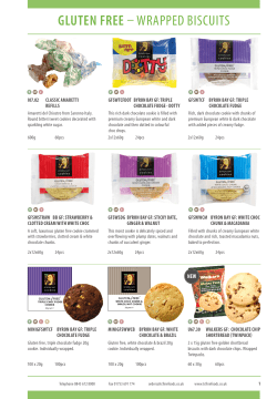 GLUTEN FREE &ndash; WRAPPED BISCUITS