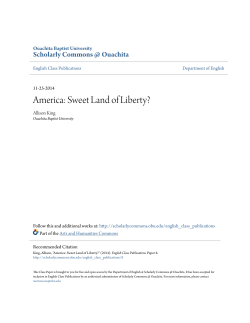 America: Sweet Land of Liberty?