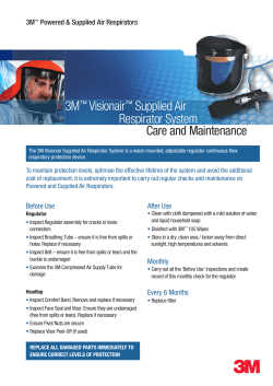 3M&trade; Visionair&trade; Supplied Air Respirator System