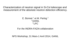 Characterization of neutron signal in Si