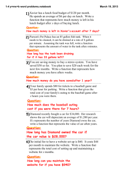 1-4 y=mx+b word problems.notebook